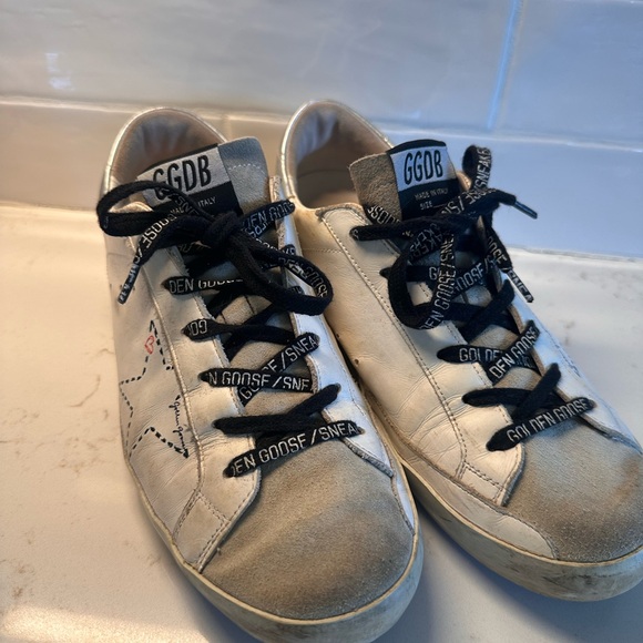 Golden Goose White Men's Sneakers - Picture 4 of 7
